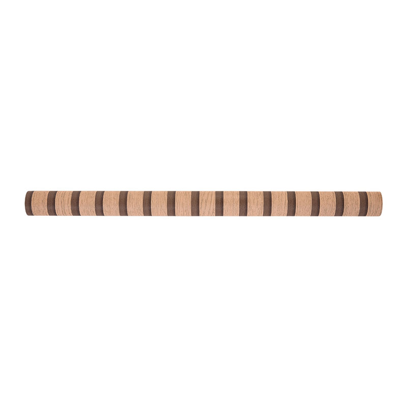 Self-Adhesive Wood Grain Stripe PVC Wallpaper, 500 cm L x 60 cm W, Orange