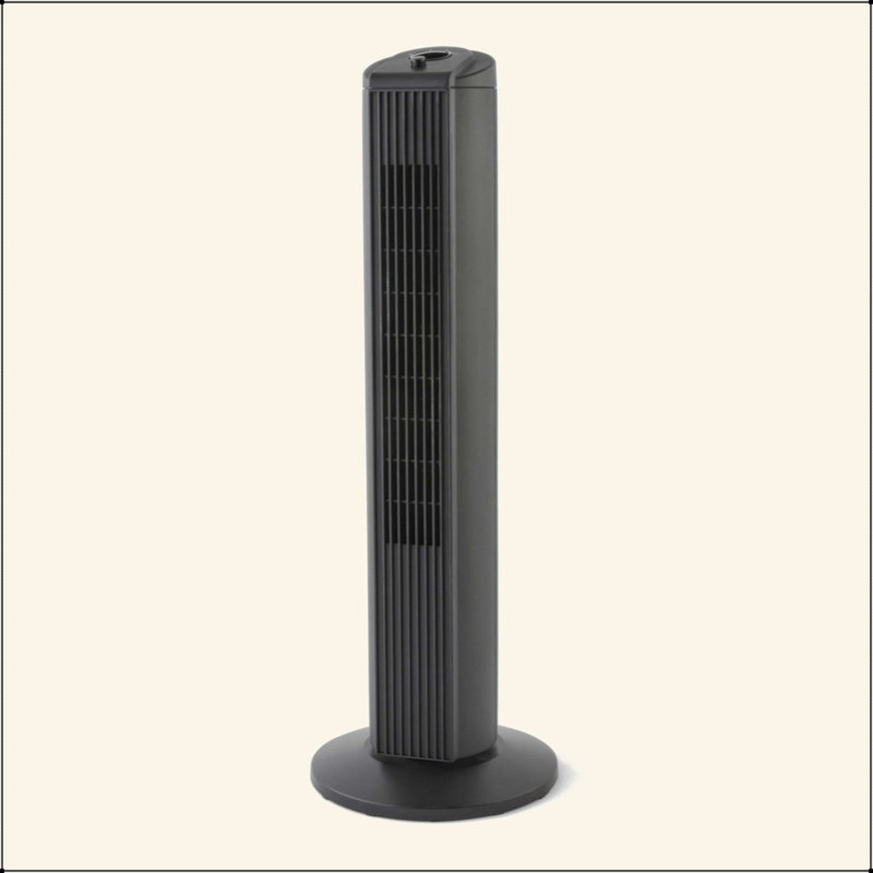 Ventilateur tour oscillant de 28 po de hauteur à 28 vitesses, neuf, noir, MSWMT24MB