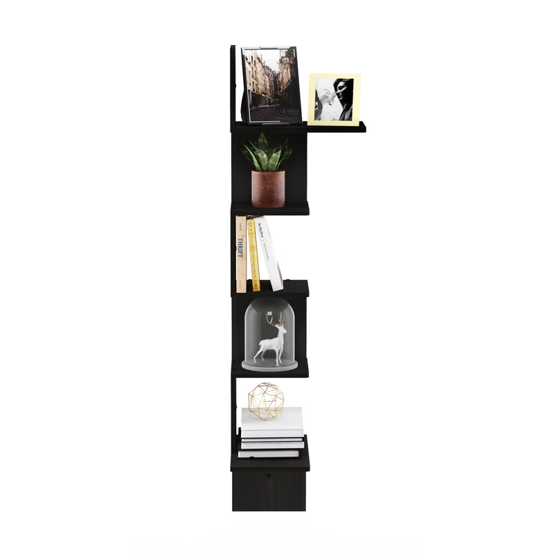 Authement 5 Piece Corner Shelf, Espresso