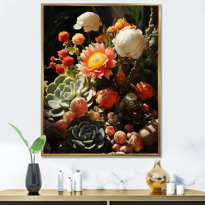 «Zarriyah Desert Cacti Garden I», reproduction sur toile