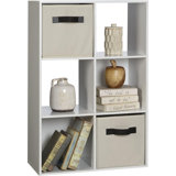6-Cube Organizer With USB Charging Hub, Spacious Drawers, And Modern Design For Home Or Office
