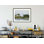 «Bateaux à l'écluse à Bougival» par Alfred Sisley - impression giclée encadrée