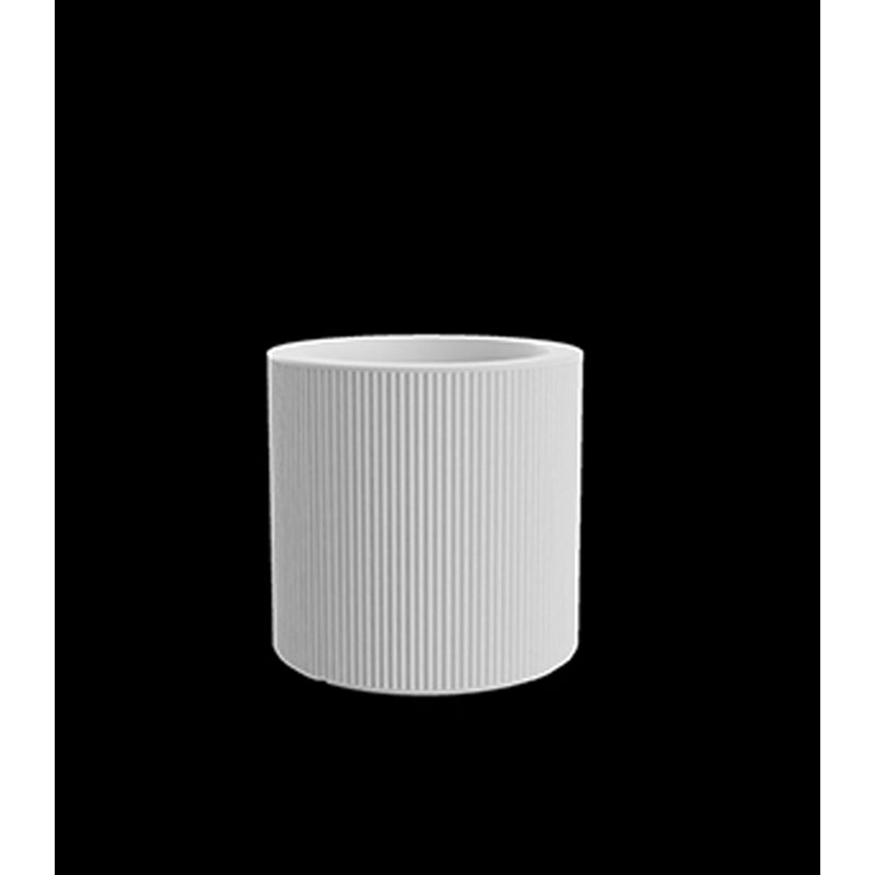 Gatsby Resin Pot Planter, Ice, 15.75" H x 15.75" W x 15.75" D