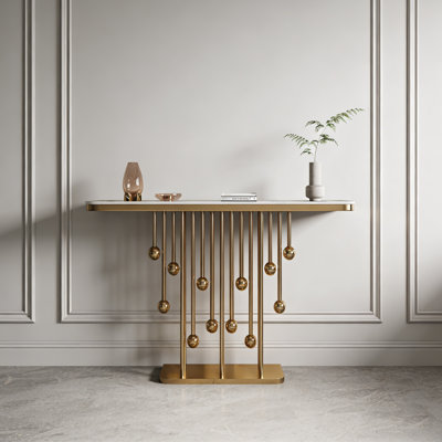 Modern Minimalist Luxury Art Console Table