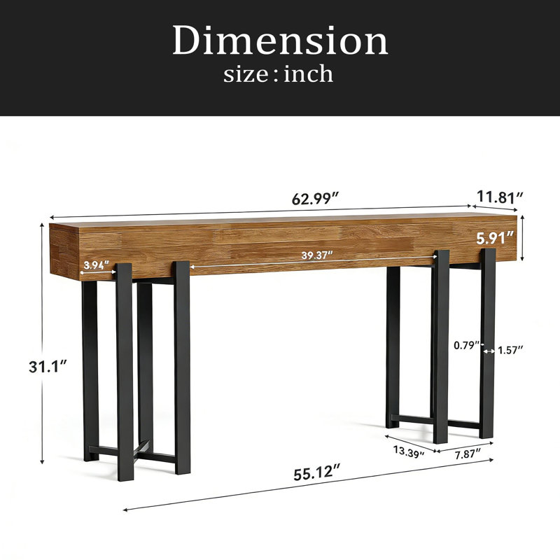 Foyer Table,Rustic Console Table,Hallway Table,Sofa Table,Display Shelf
