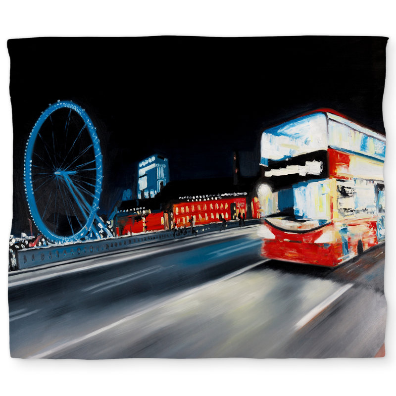 Bus travel by night Duvet Cover | Bedroom Decor Essentials
