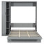 Lit escamotable avec tête de lit éclairée, armoire et tablettes-150823592-150823599