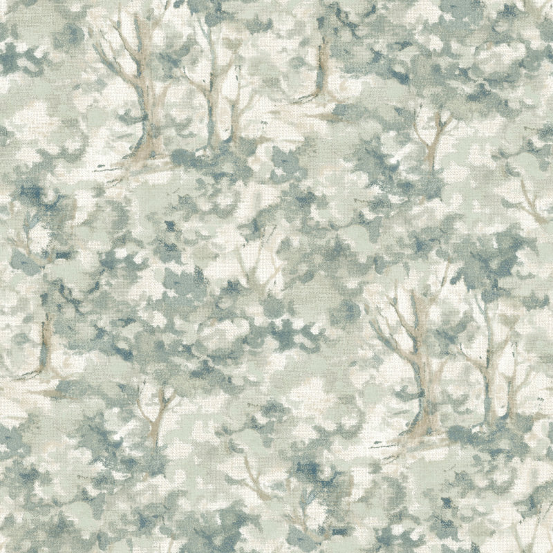 Thicket Teal Forest Wallpaper, Teal