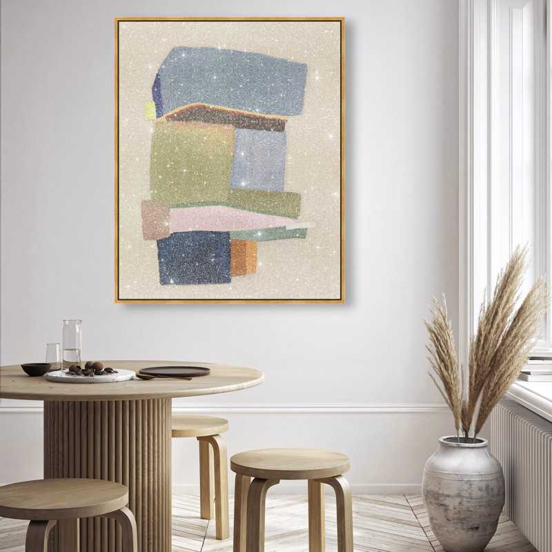 Point Of View Print by Oliver Gal, 37"H x 46"W, Gold Floater Frame