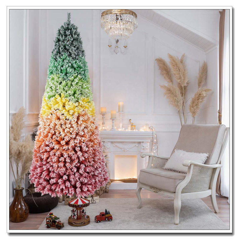 Arbre de Noël en PVC 7,5 pi, H 7,5 pi 
