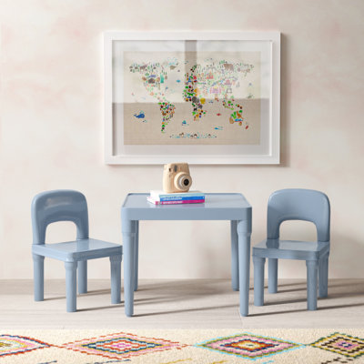 Edwardo Kids Square Play Table and Chair Set by Mack & Milo