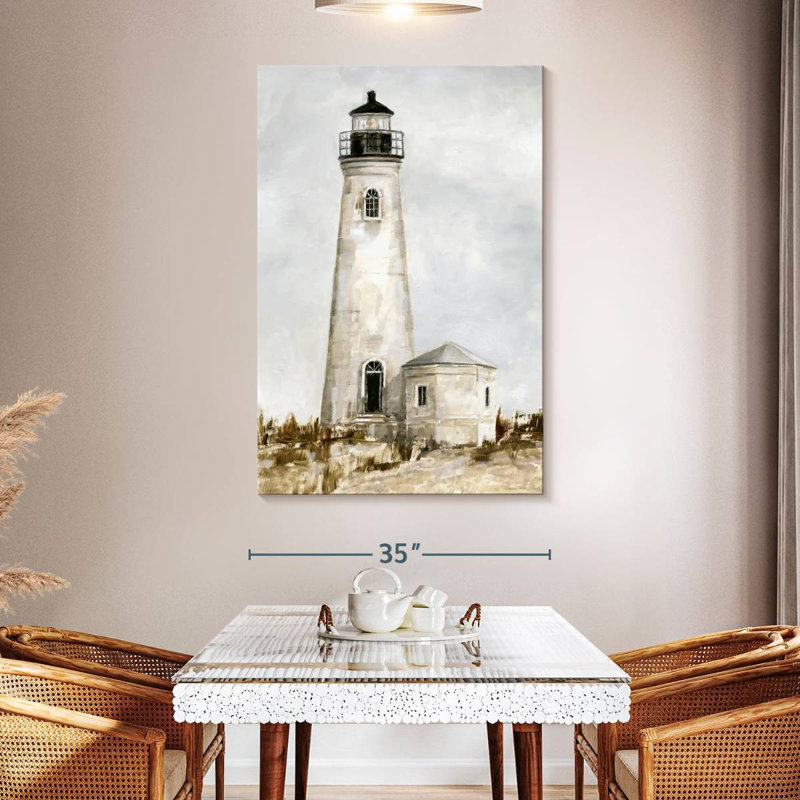 Lilie Rustic Lighthouse I, 51" H x 34" W