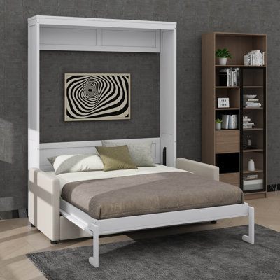 Murphy Wall Bed Outfitted With Cushion