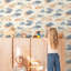 Little Dreamers Collection Clouds Wallpaper Roll-375672983