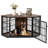 Fratesi Corner Wooden Dog Crate and End Table-194320451-199585397