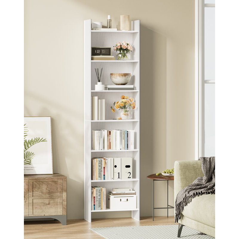 Bookcase, 5/6/7 tier Bookshelf, Black Bookcases Free Standing with Shelf Unit, Home Decor Furniture for Living Room, Home Office, Bedroom, Study