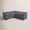 Acacia Wood L-Shape Outdoor Sofa Cover