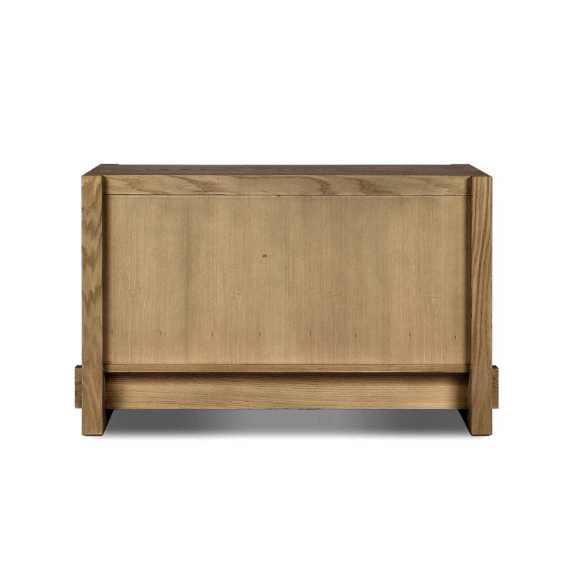 Aramis 2 - Drawer Nightstand, Sandy Oak Resawn