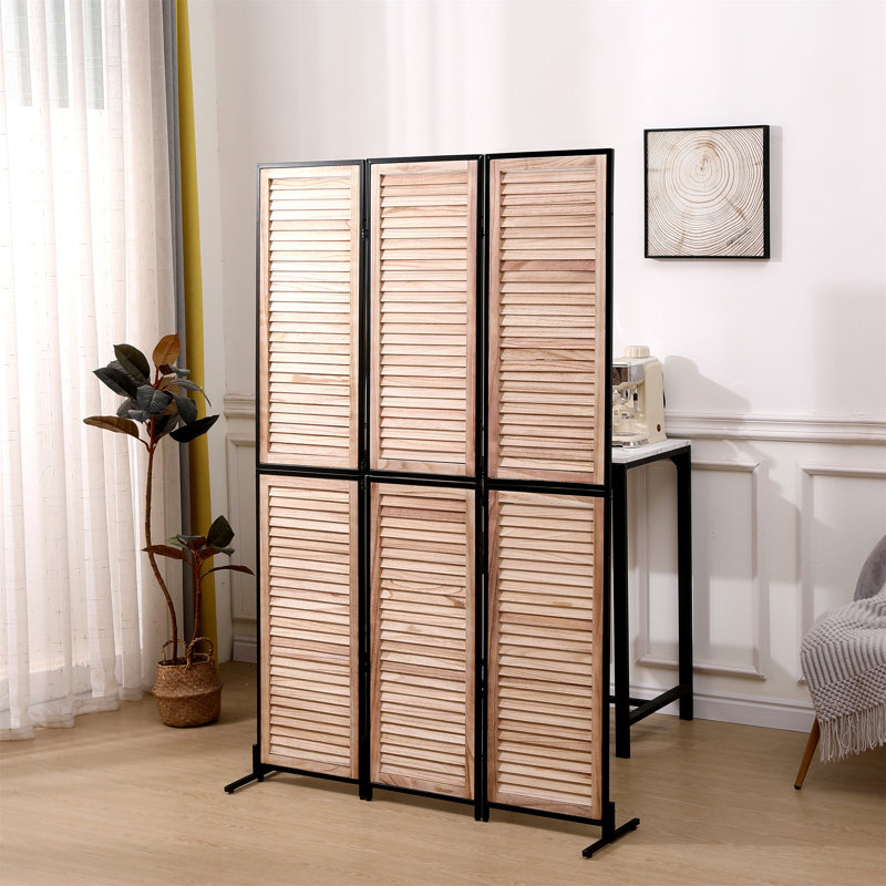 3 cloisons de séparation à 3 panneaux et cloison pliante en bois naturel cloisons de séparation 6 pi pour séparer la pièce