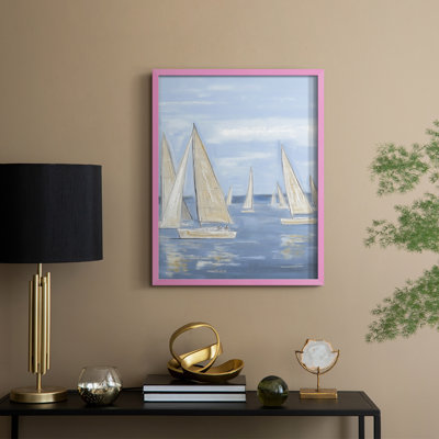 NAUTICAL Series IX, reproduction encadrée - bois massif