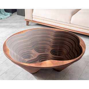 Glass Top Single Coffee Table