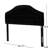Button Queen Headboard In Black Velvet, Adding Contemporary Flair To Bedroom Blending Aesthetics With Tufting-1687259178