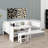 Wooden Twin Size Daybed With Built-In Shelves And Desk For Storage-1703914606