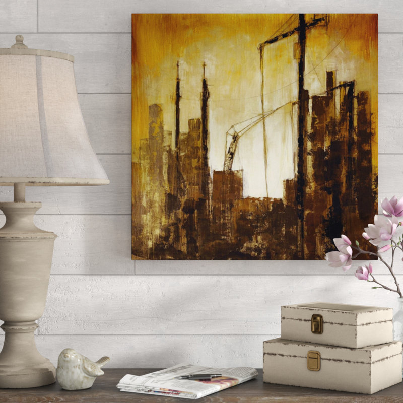L'industrie par Chelsea Art Studio - impression, H 24 po x l 24 po x 1,5 po, Plexi