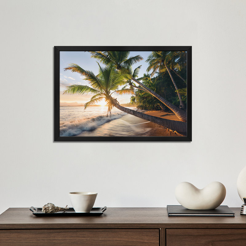 Affiche «Secret Beach, Caribbean» par Stefan Hefele, H 24 po x l 32 po