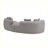 Modern Curved Four Seater Compression Sponge Sofa-1109155