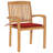 West Boylston Teak Patio Chair with Cushions-125969166