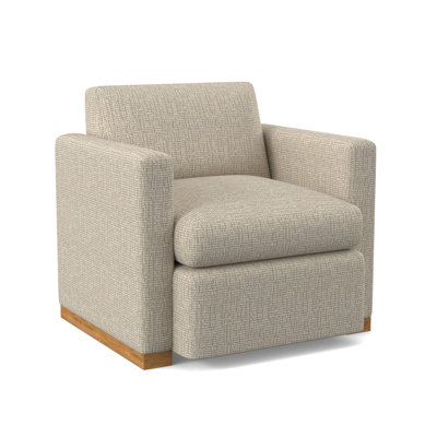 Ledger Upholstered Swivel Accent Chair