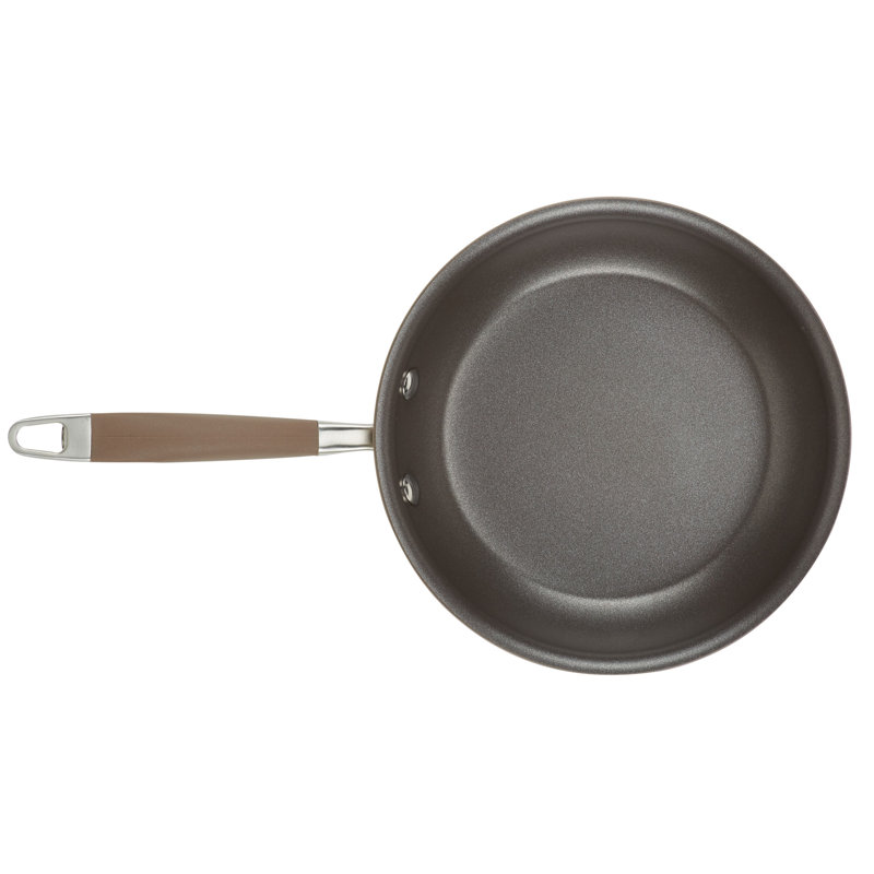 Anolon Advanced Home Hard Anodized Nonstick Cookware Set, 11 Piece, Brown