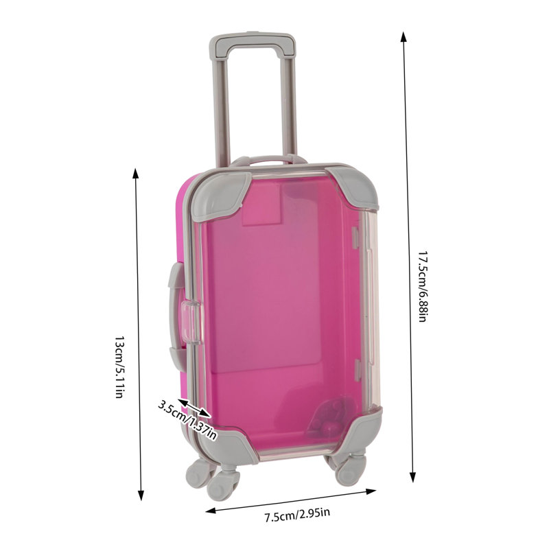 Décoration mini-valise à roulettes