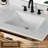 42'' Single Bathroom Vanity with Drawer, Shelf, Outlet, and Engineered Marble Top-70208318-70208319