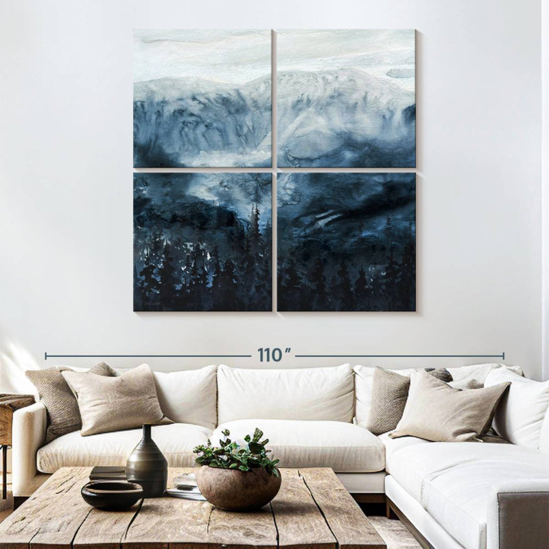 Mountain Shadows, 74" H x 74" W