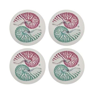 Nautilus Turq Pebble 16" Vinyl Placemat
