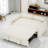 Isel 57'' Sofa Bed Sleeper Loveseat with USB Port and Two Pillows-1944927199