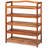 18 Pair Solid Wood Shoe Rack