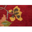 Tapis art déco indien fait à la main 8 x 10