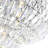 Nebraska 16 Light Flush Mount Ceiling Light – 30-Inch Wide Chrome Finish with Crystal Accents, Bright Ambient Lighting for Hallway, Kitchen, or Bedroom