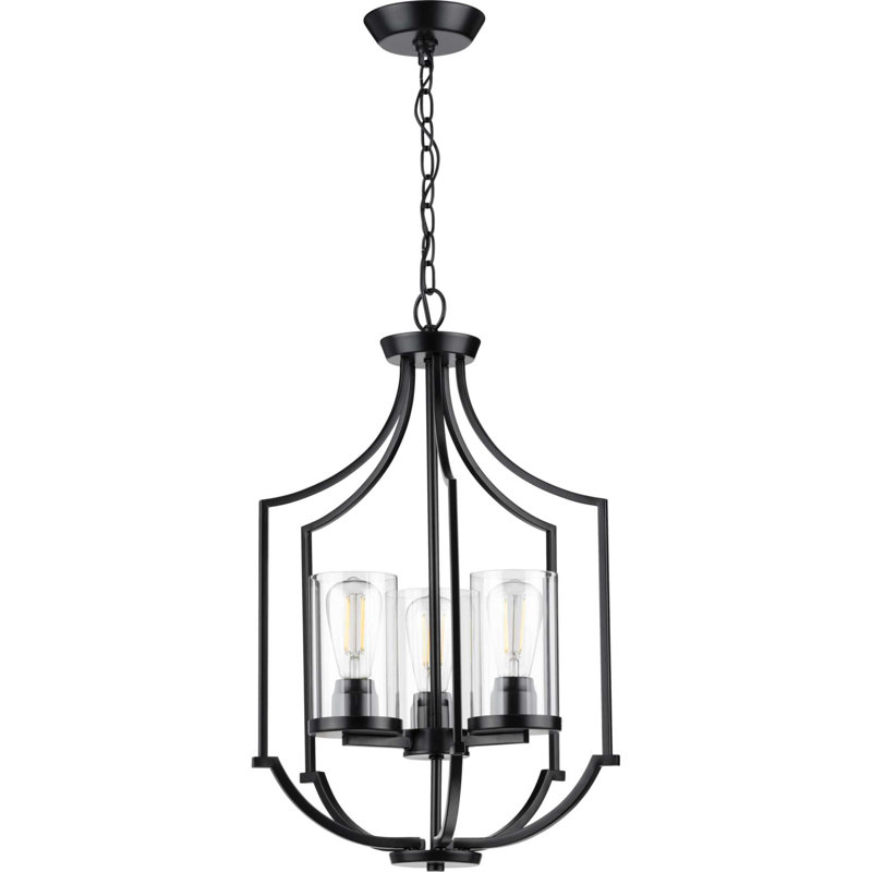 Rumaysa 3 - Light Single Pendant, Black