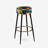 Beley - Animal Print Bar Stools Set Of 2