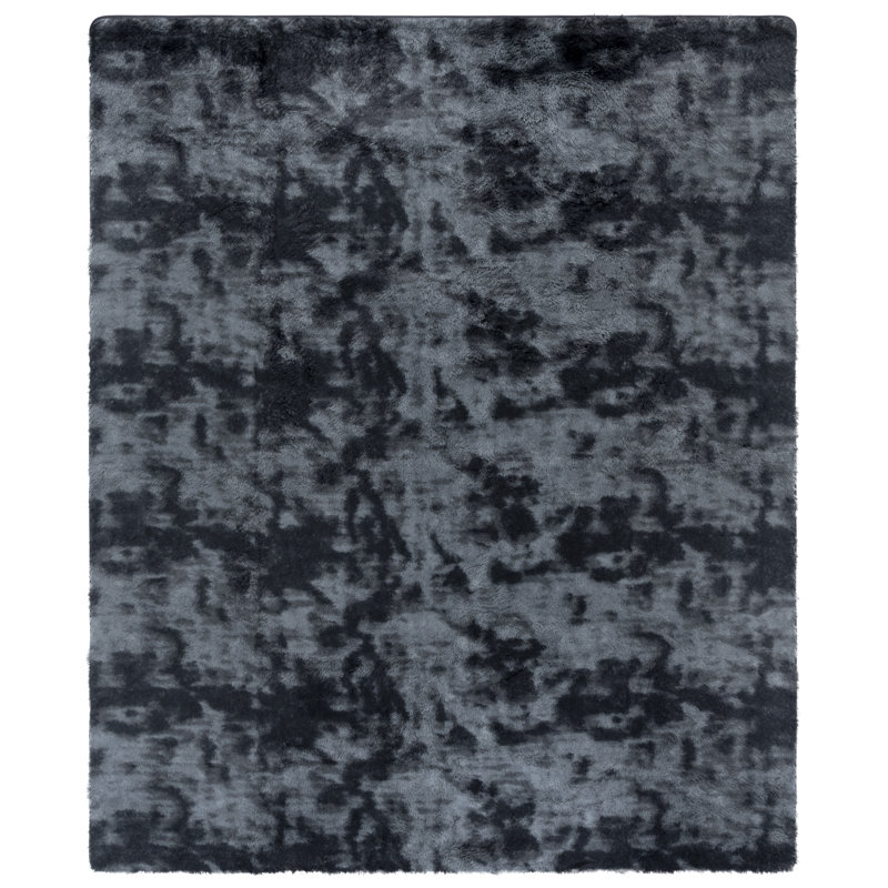 Zakiah Shag Performance Abstract Rug, Rectangle 8' x 10'