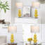 Ensemble de 2 lampes de table Triple Gourd-1022786146