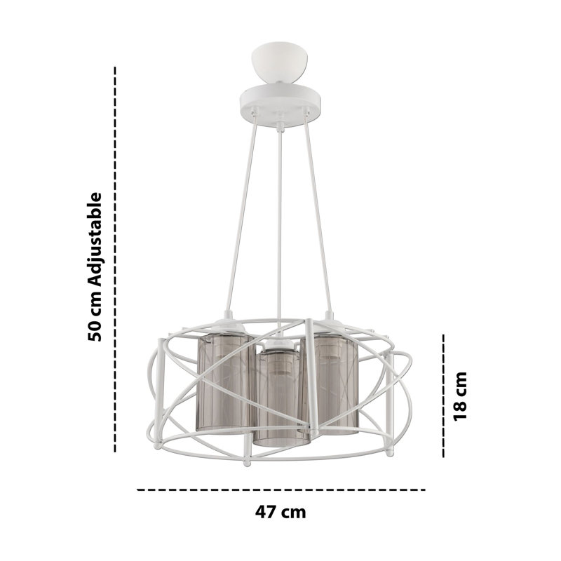 Lustre, Gris, Blanc