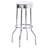 Hagert Upholstered Metal Swivel Bar Stool-92398460