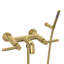 Campo™ Double Handle Wall Mount Clawfoot Tub Faucet-53636558-61047736