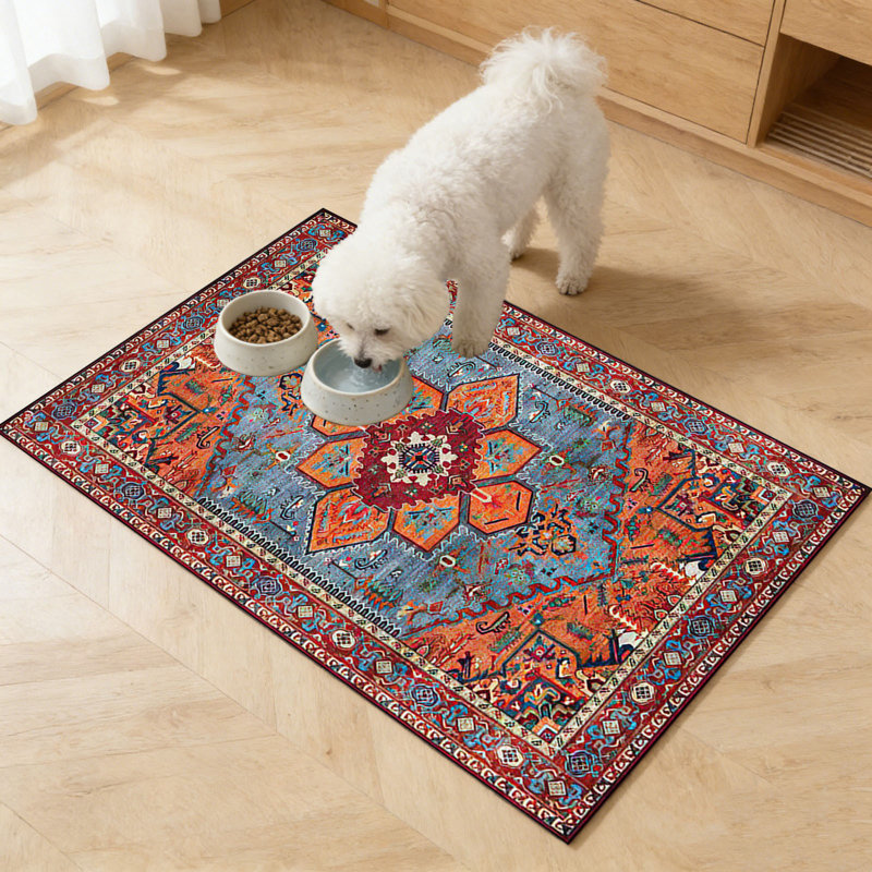 Matelas à langer pour animaux de compagnie lavable Bohemian, 19,69 x 31,5 pouces, multicolore, C
