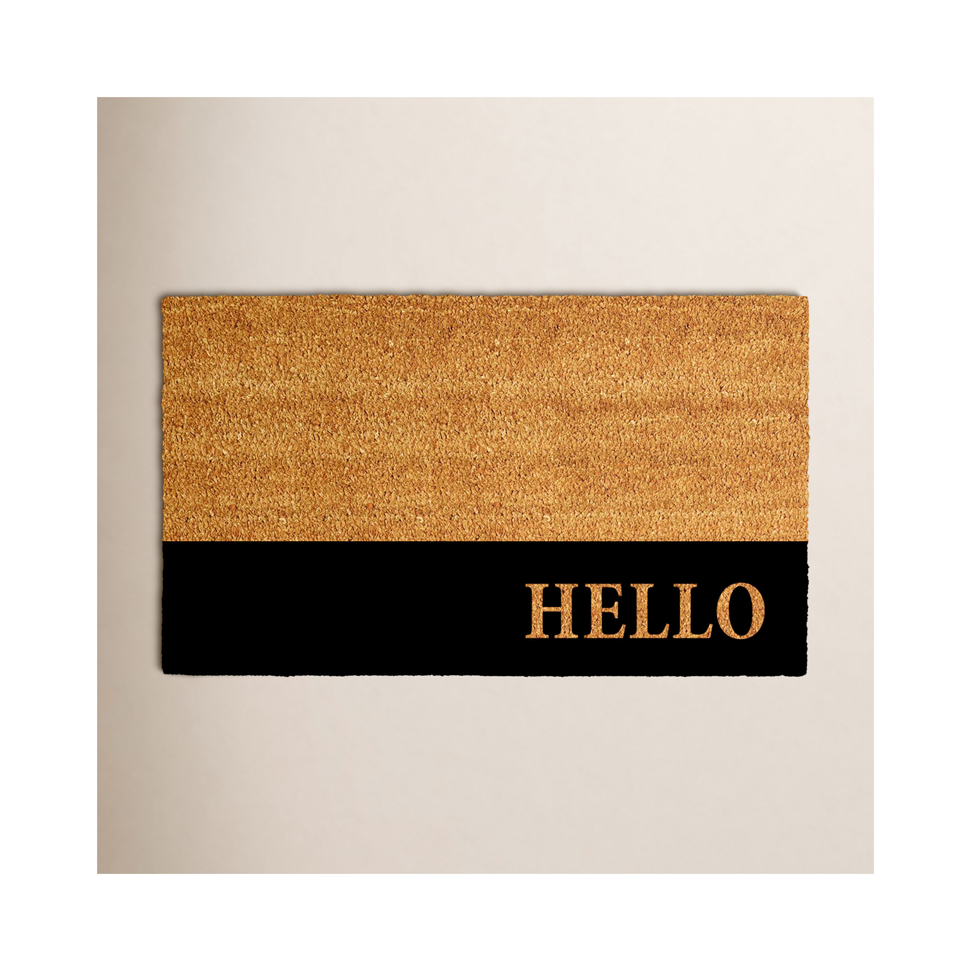 Abhilasha Non-Slip Striped Outdoor Doormat, Rectangle 3' x 6'